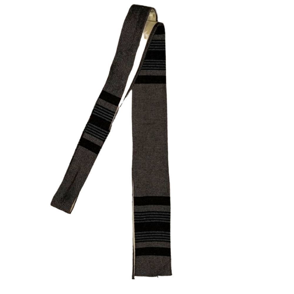 Wembley Mens Striped Knit Necktie Brown Black Textured Formal Business Casual